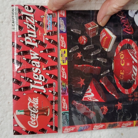 Vintage NEW! Coca-Cola Puzzle 1998 UNOPENED 25 Pc. Games Activity - Picture 2 of 15